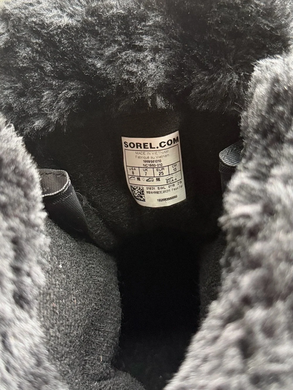 Sorel Kids Black Winter Rain & Snow Boots Unisex